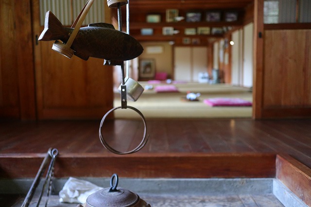 囲炉裏の休憩室