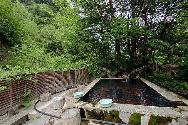 日光澤温泉の混浴露天上