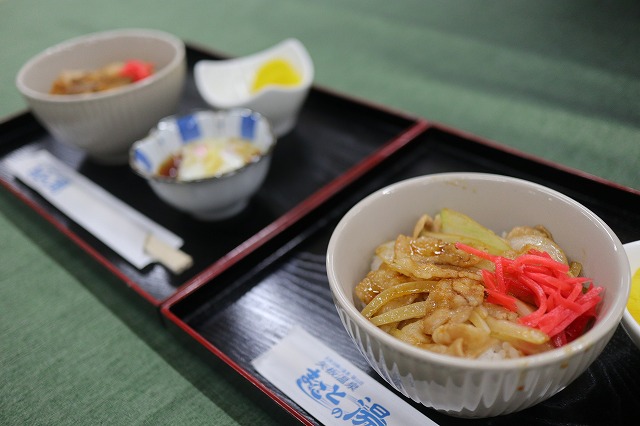 まことの湯のランチ