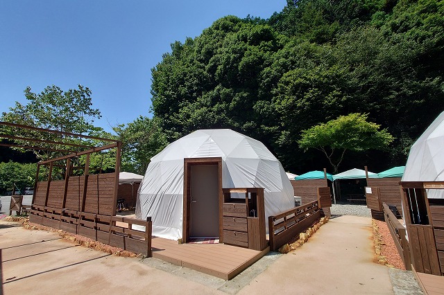 矢板温泉のグランピング