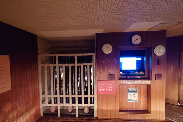 サウナストーブとテレビ