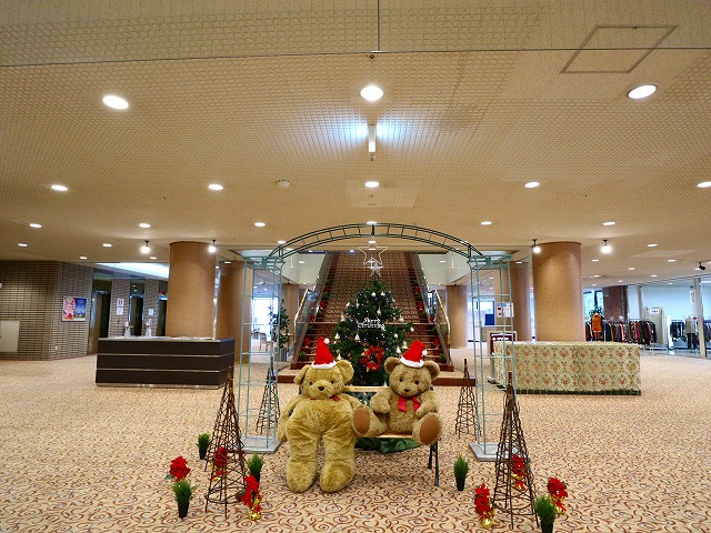 ロイヤルホテル大山のクリスマスの飾り