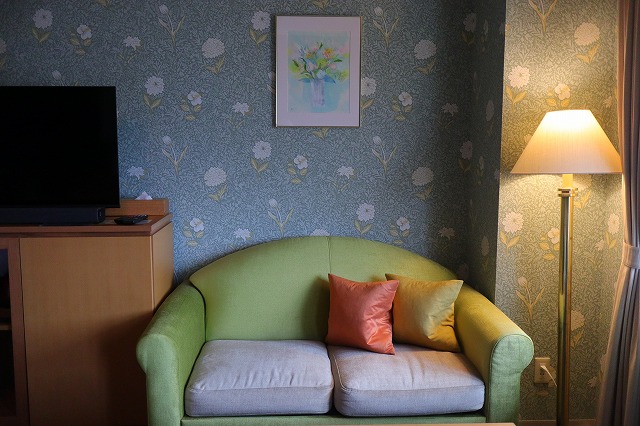 客室のソファー