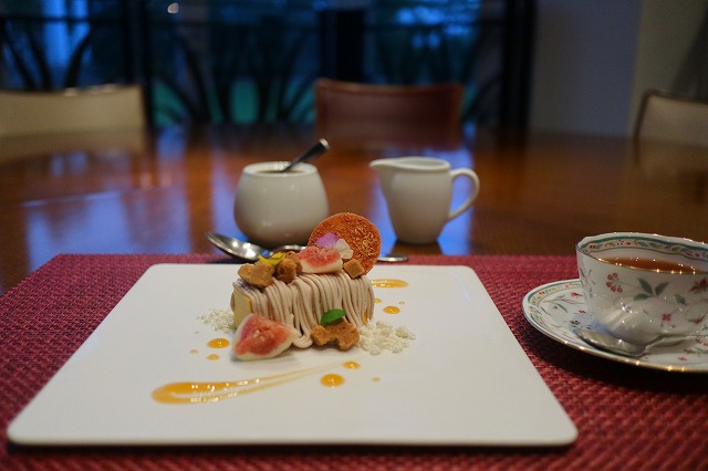 ディナーのデザート