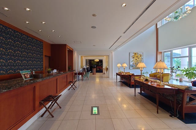 桜ヶ池クアガーデンの受付