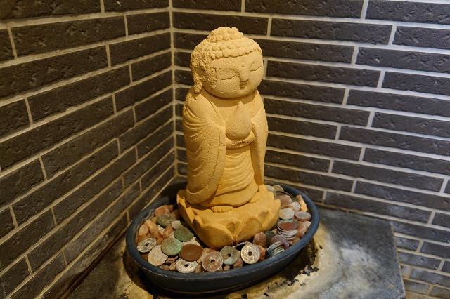 貸切風呂の仏様