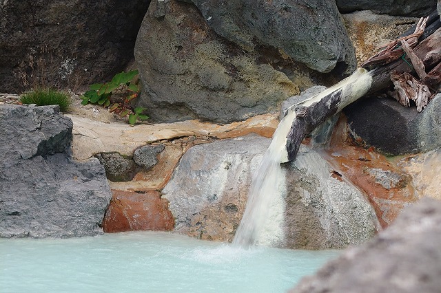 山姥の湯の湯口