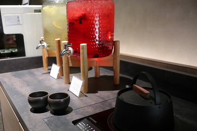 湯上りラウンジのドリンク