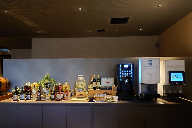 ラウンジのドリンク