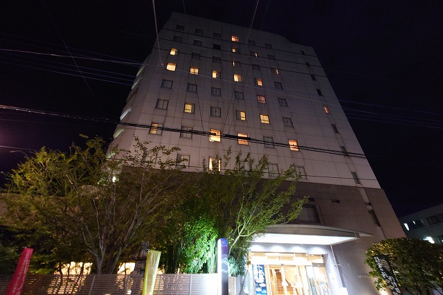 夜の湯村ホテル
