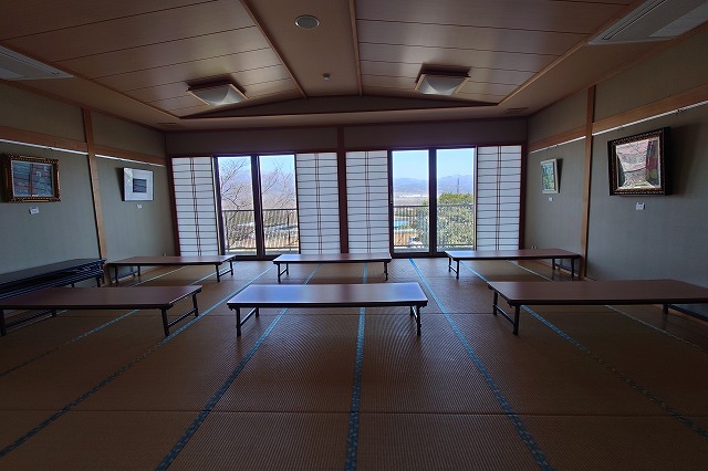 白山温泉の休憩室