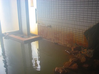 十勝岳温泉凌雲閣の女湯浴室