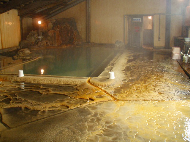 豊平峡温泉の大浴場