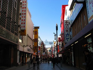 朝の横浜中華街