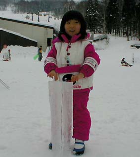 子供用伸び縮みスキーウェア