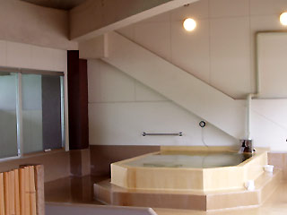 足利鹿島園温泉の展望風呂